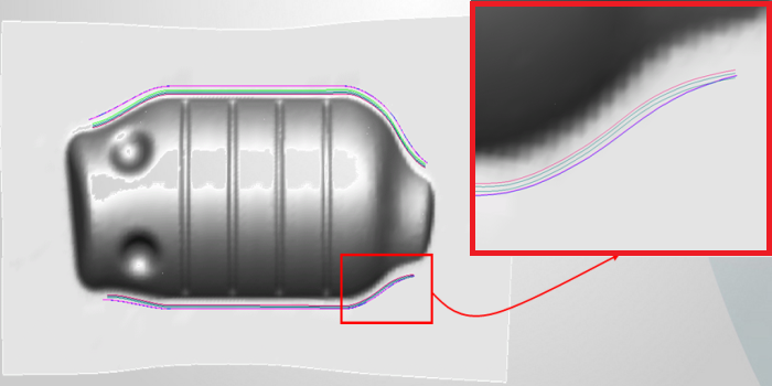 Optimization of the muffler stamping